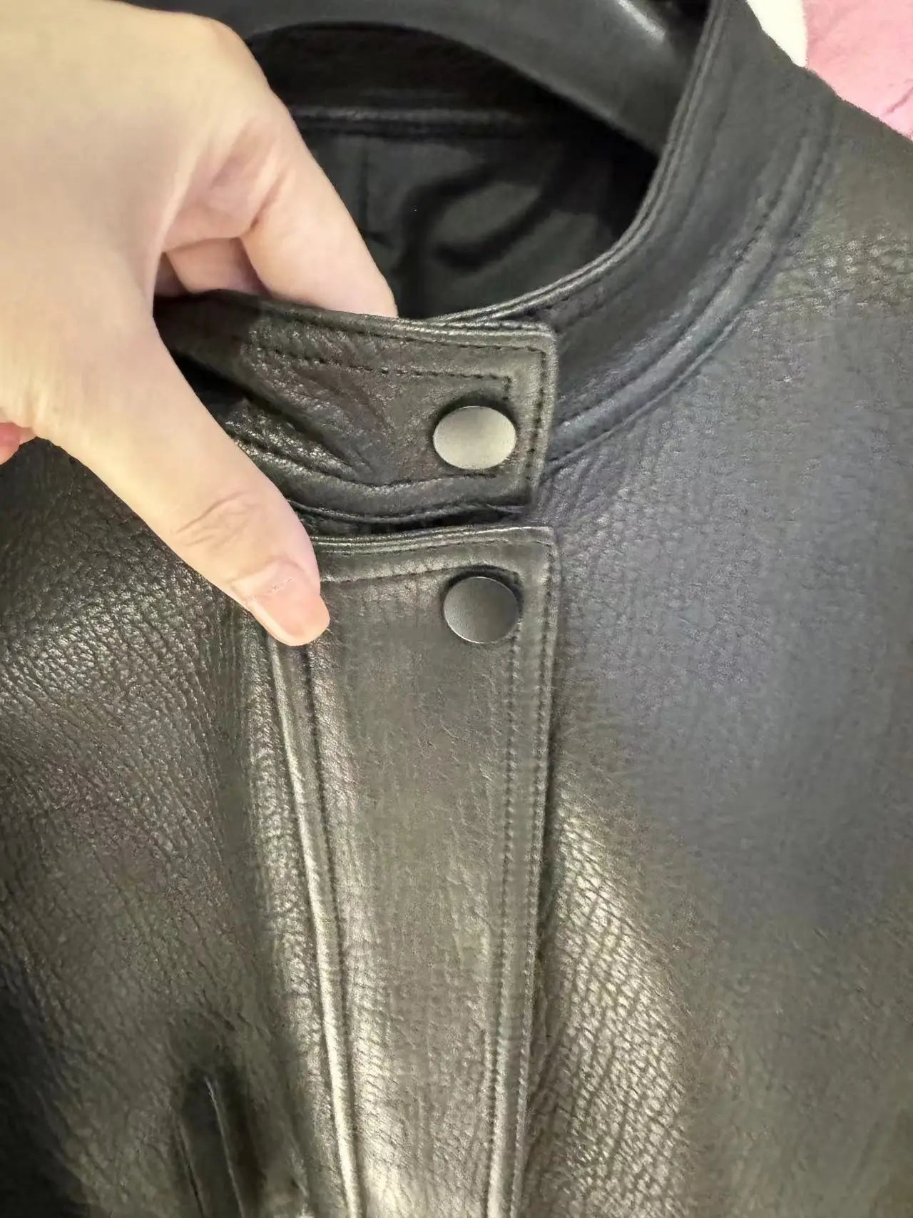 new fashion sheepskin genuine leather women short coat 2024 autumn and winter outside wear coat