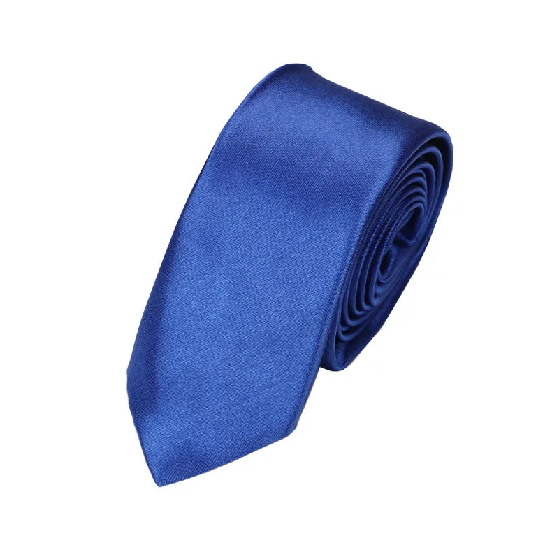 5cm Men tie silk polyester necktie classic formal solid plain pink black sage wedding party gift Slim Skinny women tie  cravatte