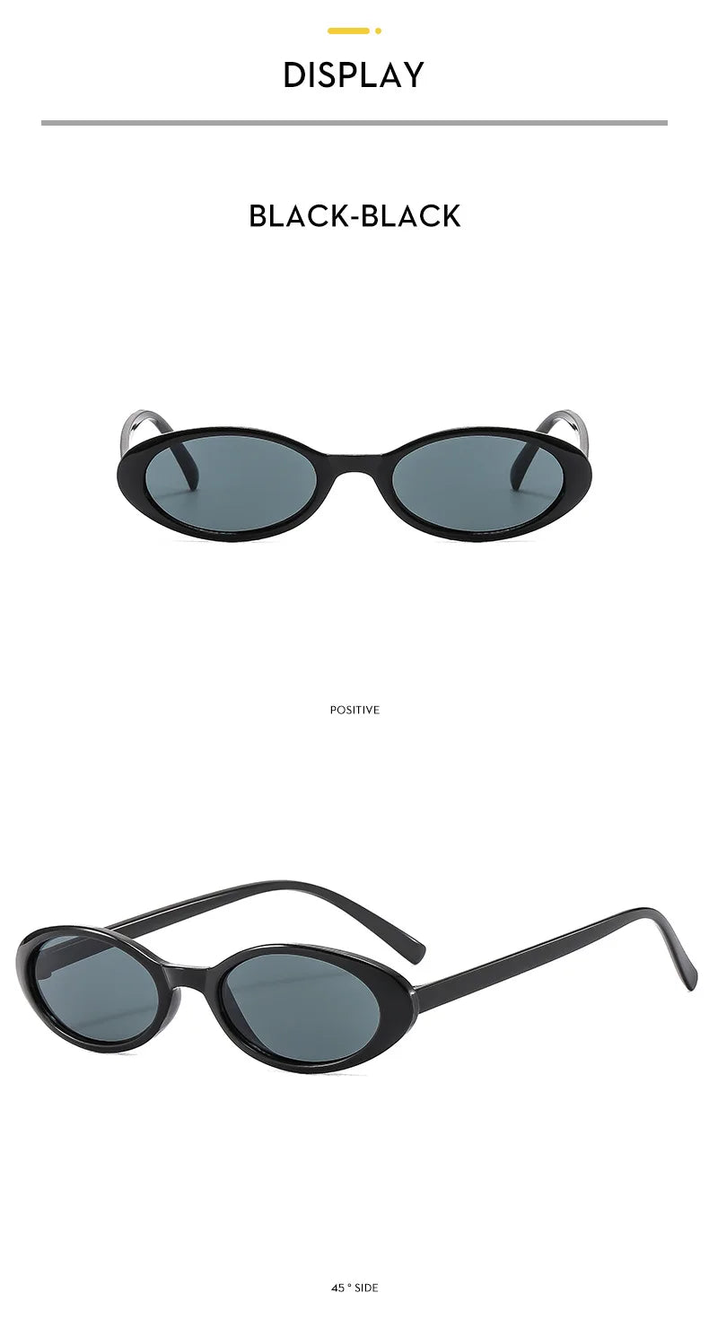 Polarized Small Oval Women's Myopia Sunglasses Women Frame Nearsighted Sun Glasses Uv400 Protection Eyewear