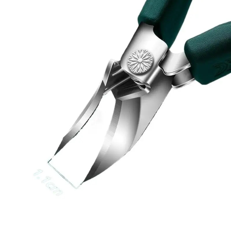 Nail Clipper Pointed Super Slanted Clippers Anti-splash Thick Toenail Pliers Scissors Care Tools