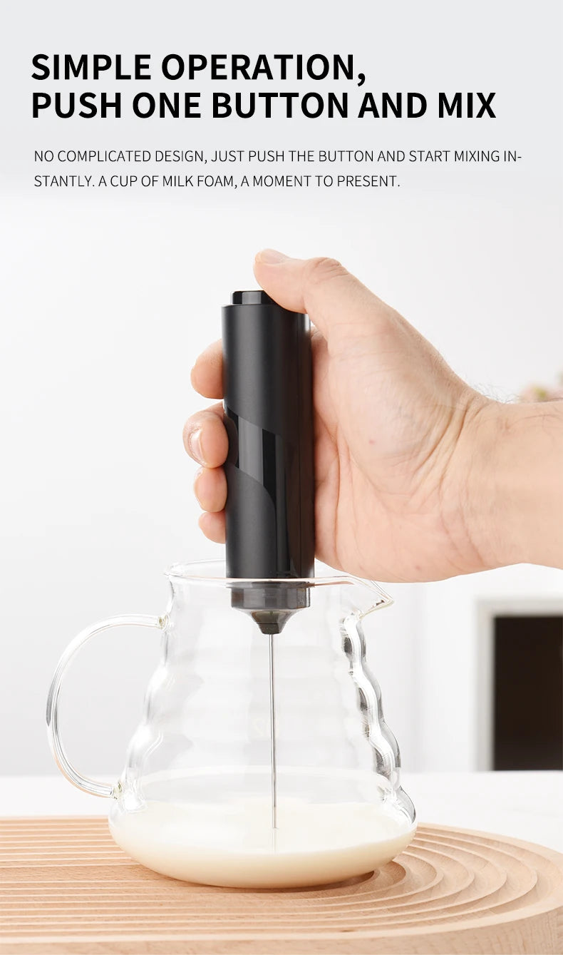 Coffee blender, electric milk mixer, milk cap whipping machine, hand-held milk blender