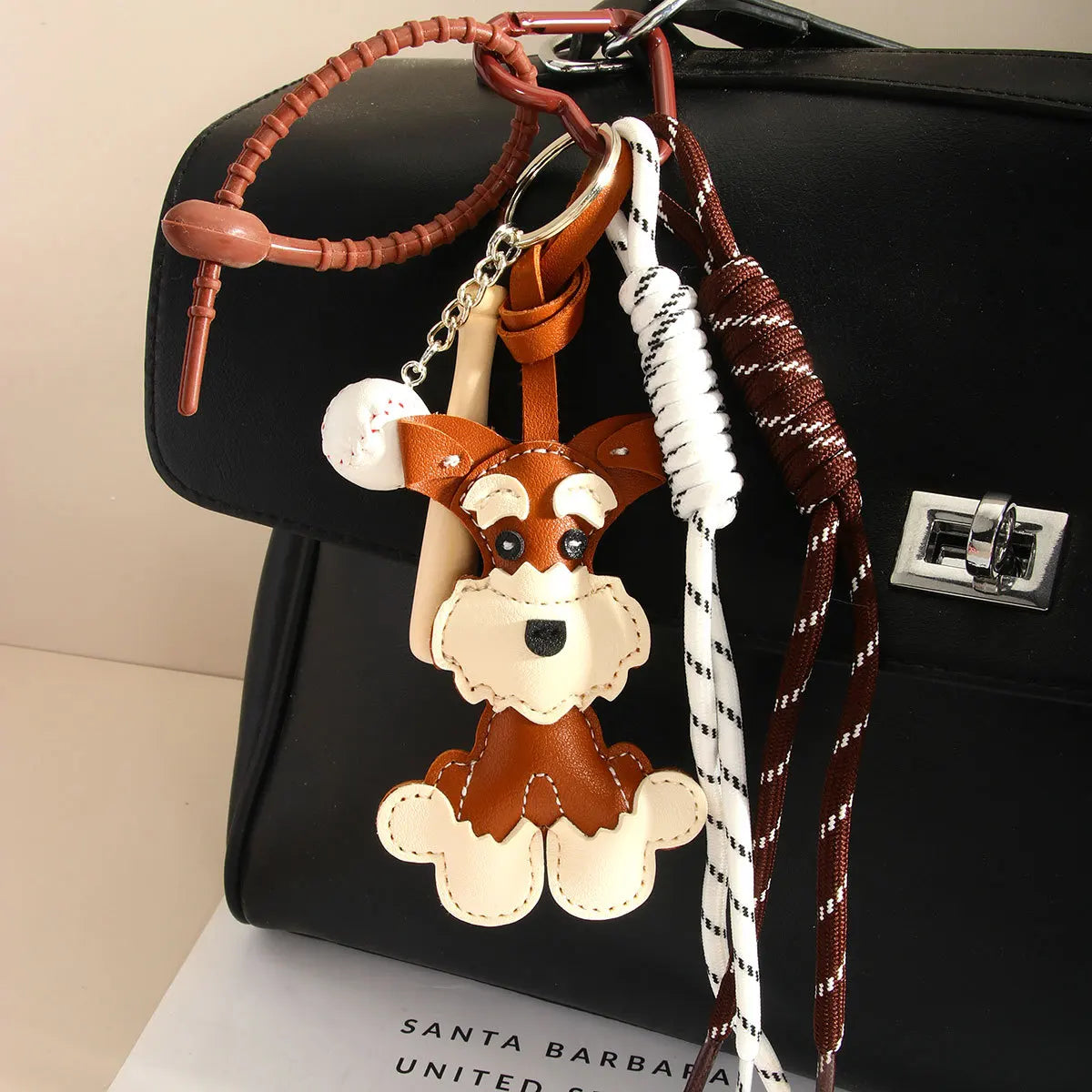 Ladies' Bag  Pendants Cartoon Puppy Cute Versatile Kawaii Sweet Bag Charms Fashionable Versatile High Quality Keychains For Girl