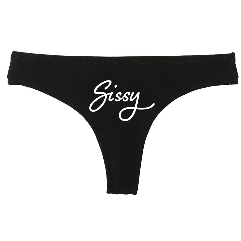 Multicolor Cotton Thongs Low Waist Underwear Thong Sexy Thongs For Women Funny Gifts Couple Gifts Thong Panties Ladies Underwear