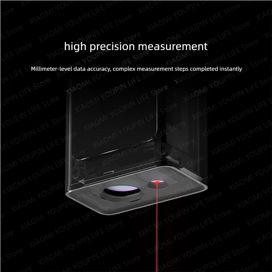 Original Xiaomi Mijia Smart Laser Rangefinder Real Time Distance Meter LCD Display Laser Range Finder Tape Measure Real Time New