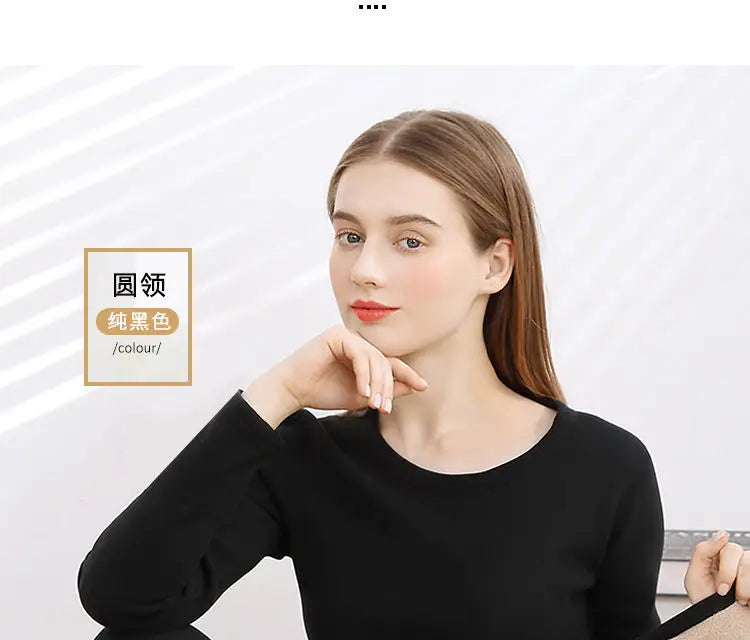 Thermal Underwear For Women Winter Warm thicken lamb fleece high elastic Long Johns bottoming Two Piece Sets Thermos Clothing