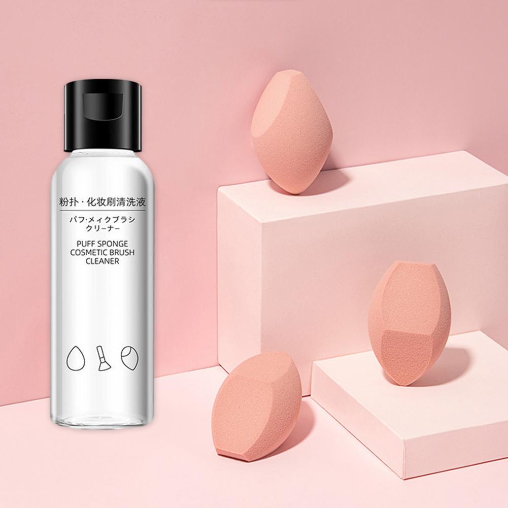 Makeup Tool Cleaner Makeup Brush Solution Efficient Makeup Brush Cleaner Puff Cleaner Beauty Eggs Cleanser Washing Fluid 50/80ML