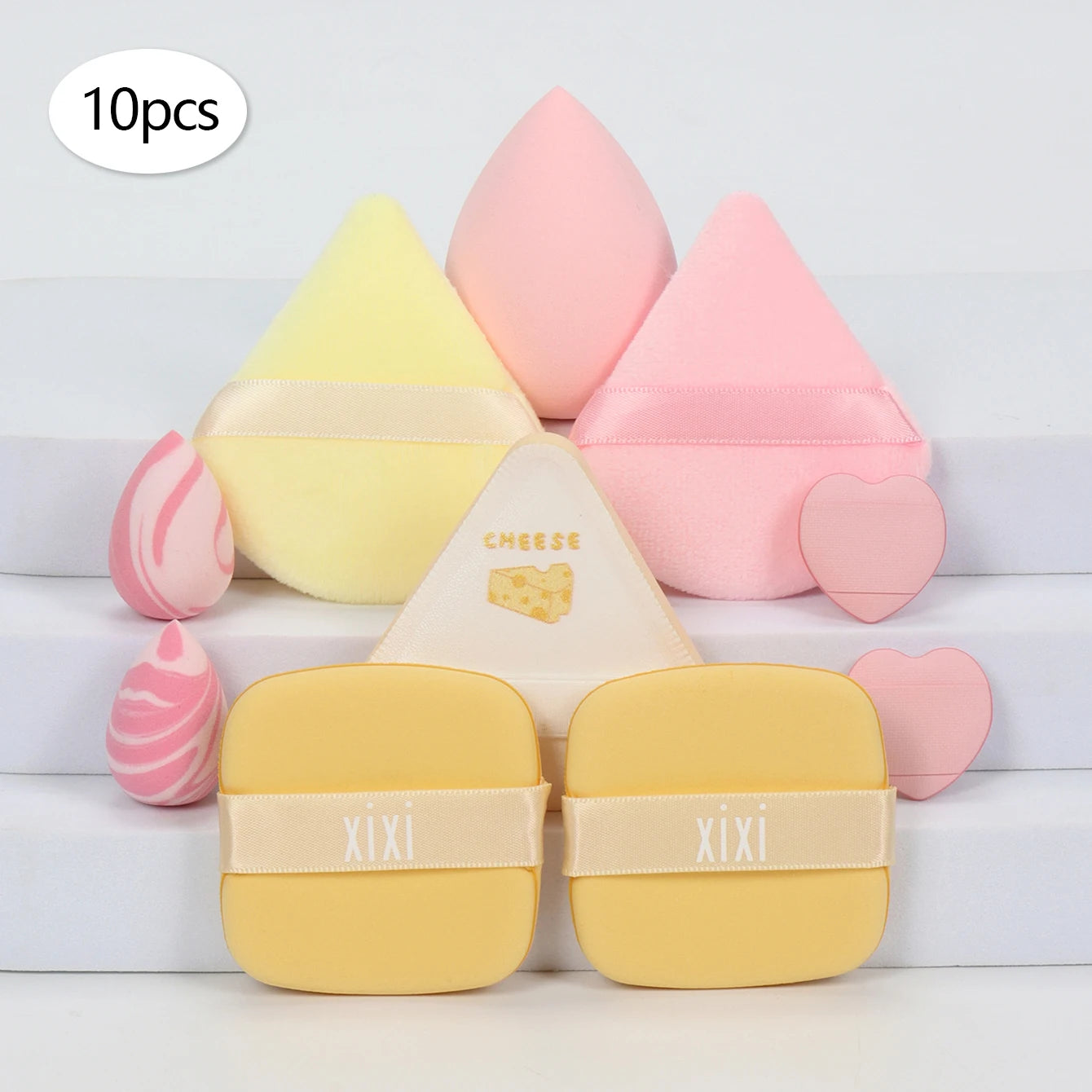 10/20/30/40/50-Piece Set of Multifunctional Makeup Tools, Expands When Exposed to Water, Suitable for All Skin Types
