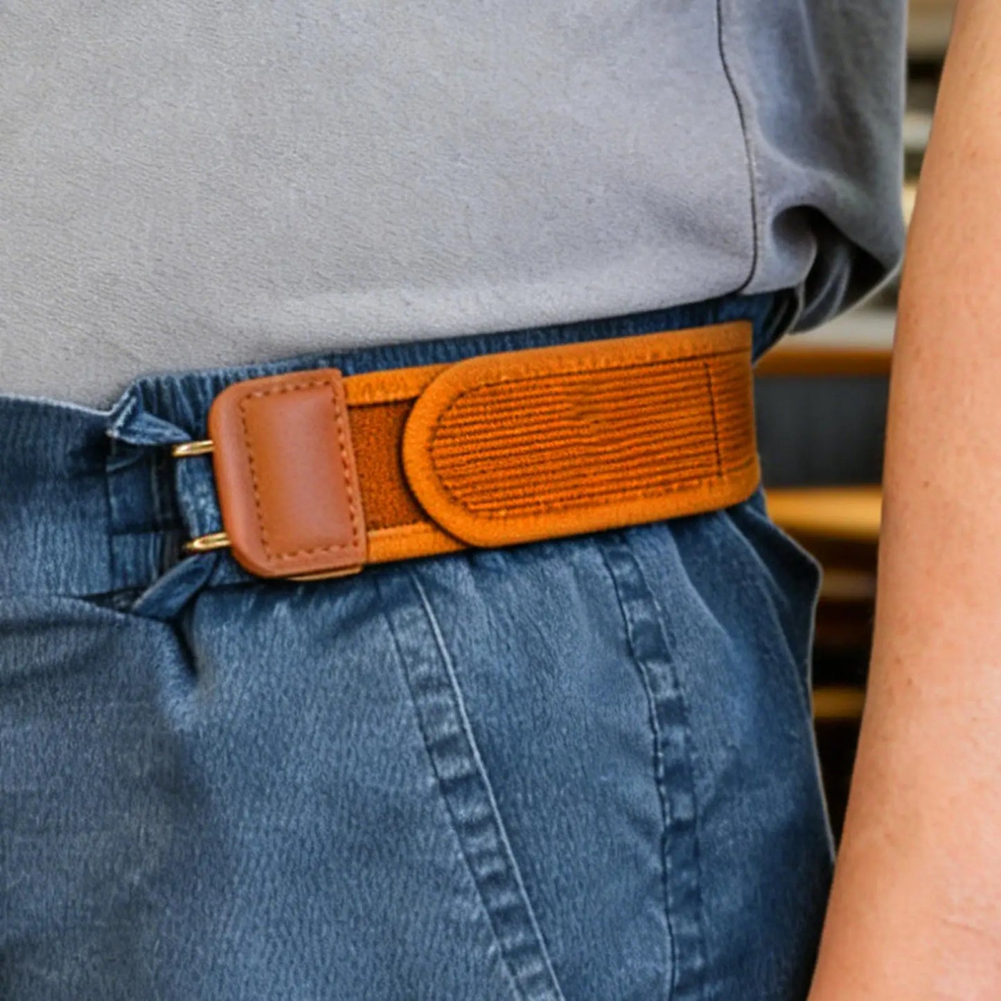 Buckle Free Waist Belts Men's Ultra-soft No Buckle Elastic Belts Adjustable Hook Unisex Waist Belt waist buckle Waist Belt