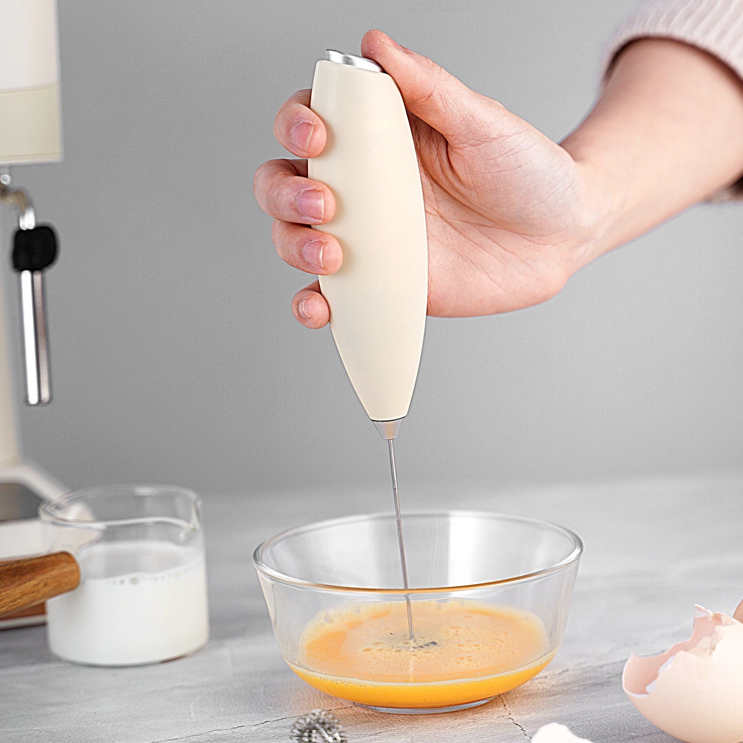 Mini Electric Coffee Blender Handheld Eggbeater Bubble Drink Stir Bar Household Handheld Kitchen Beat Up Cream Stirring