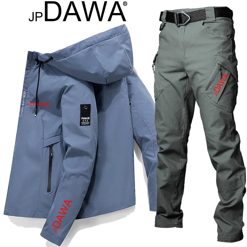 Fishing suit suit jacket tactical pants high quality spring and summer sun protection season outdoor sports waterproof clothing