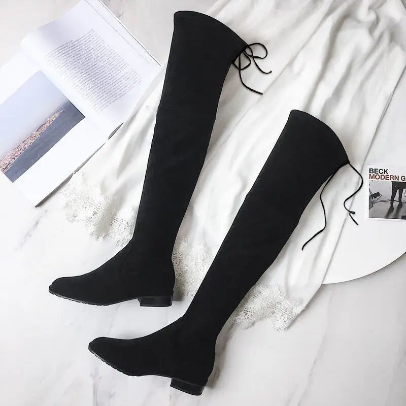 Women Shoes 2022 Winter Shoes Women Boots Fashion Waterproof Snow Boots for Women Over The Knee Thigh High Boots Botas De Mujer