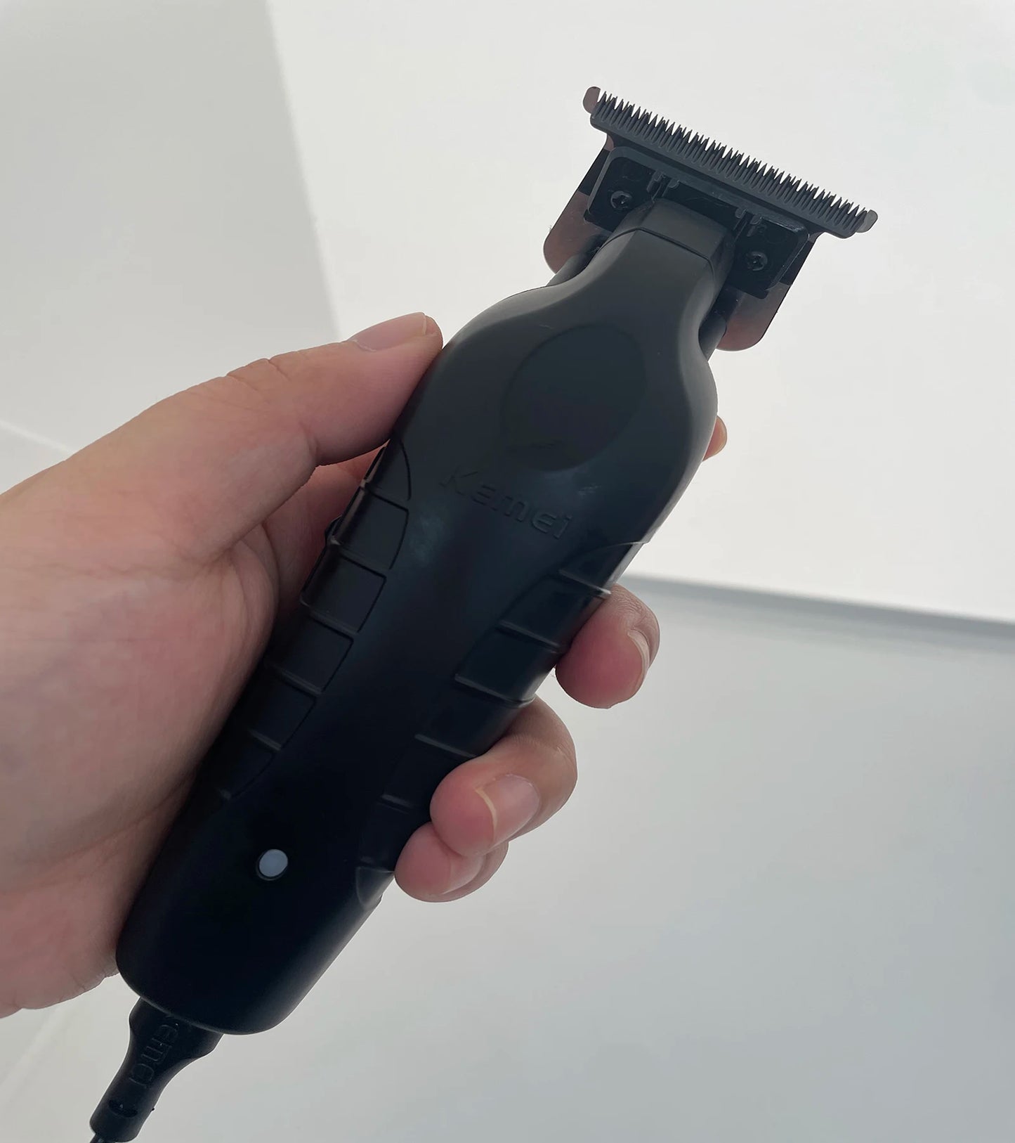 Kemei 2299 Barber Cordless Hair Trimmer 0mm Zero Gapped Carving Clipper  Professional Electric Finish Cutting Machine