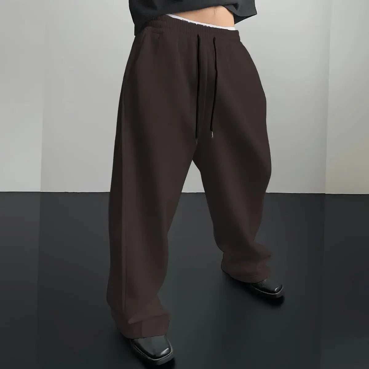 2025 New Korean style Sweatpants Sport Pants Men Running Pants Spring Summer Loose Casual Sweat Pants Straight Jogging Pants Men