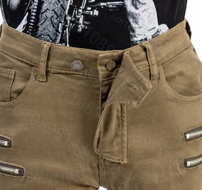 Motorcycle riding pants, motorcycle pants jeans with protective gear4 seasons spring men's women's casual anti-drop pants