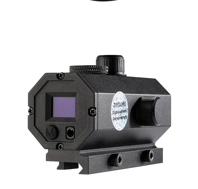 MINI8 Plug-in 1200m Ranging Device Laser Rangefinder Sport Hunting Scope Red Dot Assist OLED Screen Distance/Speed Measurement
