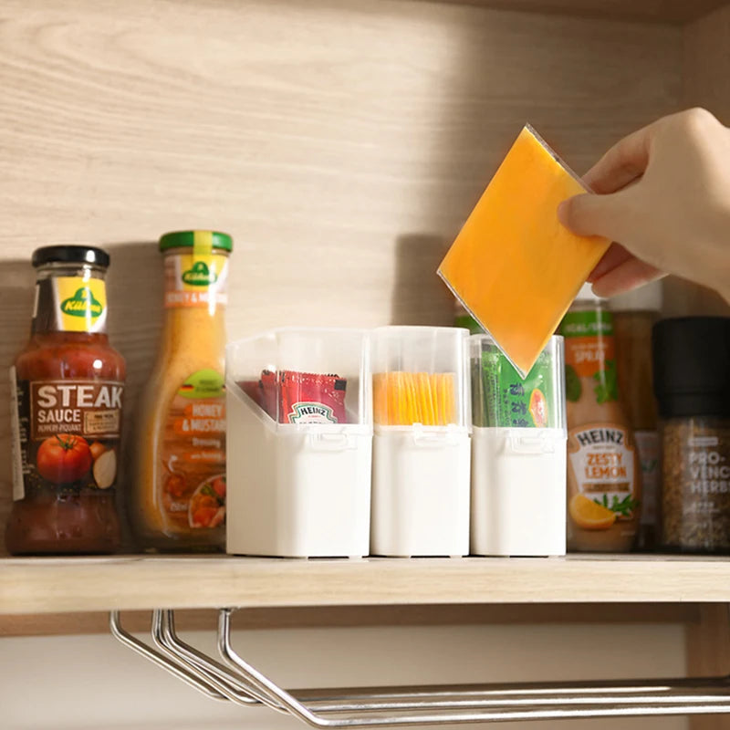 Cheese Keeper Case Airtight Food Storage Container With Lid Large Capacity Slice Cheese Holder Fridge Odor Transparent