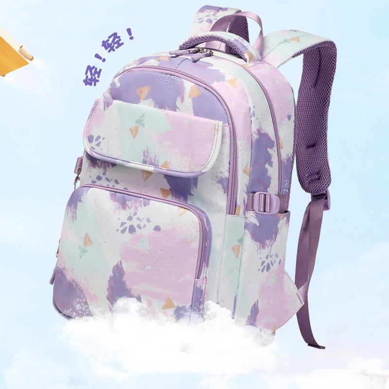 School Bags for Girls Set Waterproof Girls' School Backpack Pencil Cases Lunchbox Aesthetic Class Bags Designer Luxury Back Pack