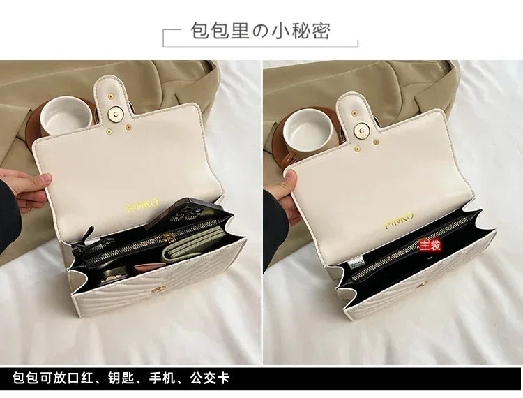 Ladies' elegant crossbody bag with shoulder strap design, made of high-quality leather material, classic and popular