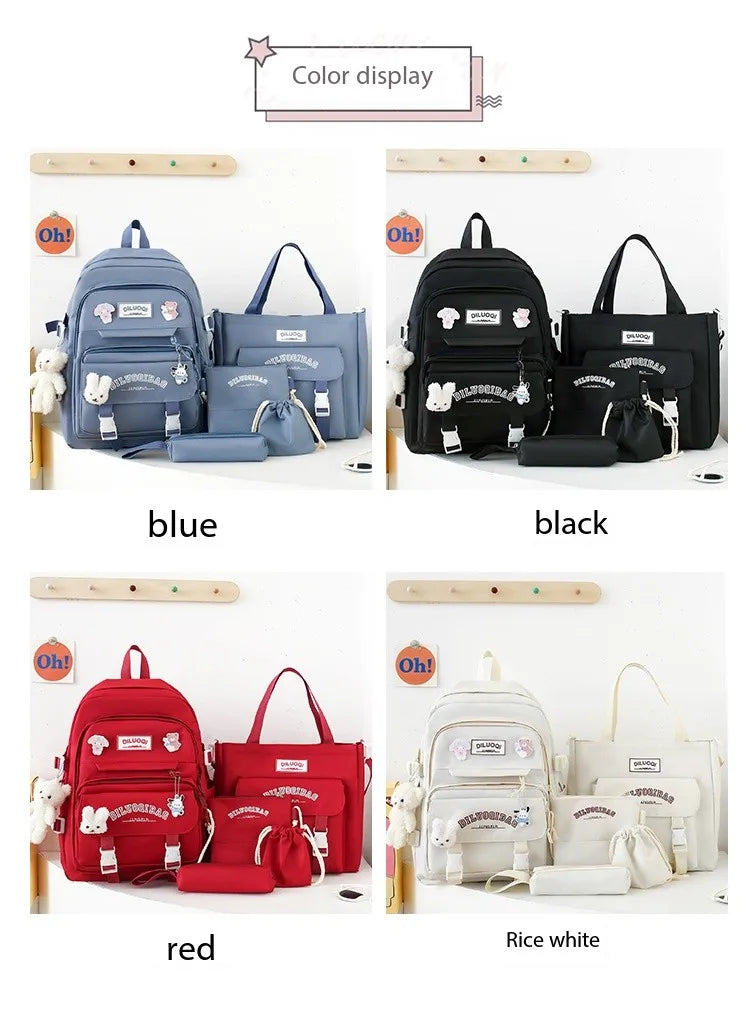 Backpacks Tuition Bag Pencil Case Crossbody Bag High Capacity School Bags 2024 Hot Sale for Girls and Boys Mochilas Escolares