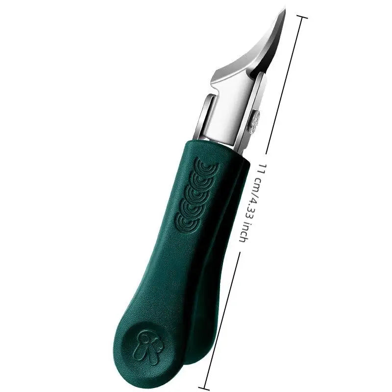 Nail Clipper Pointed Super Slanted Clippers Anti-splash Thick Toenail Pliers Scissors Care Tools