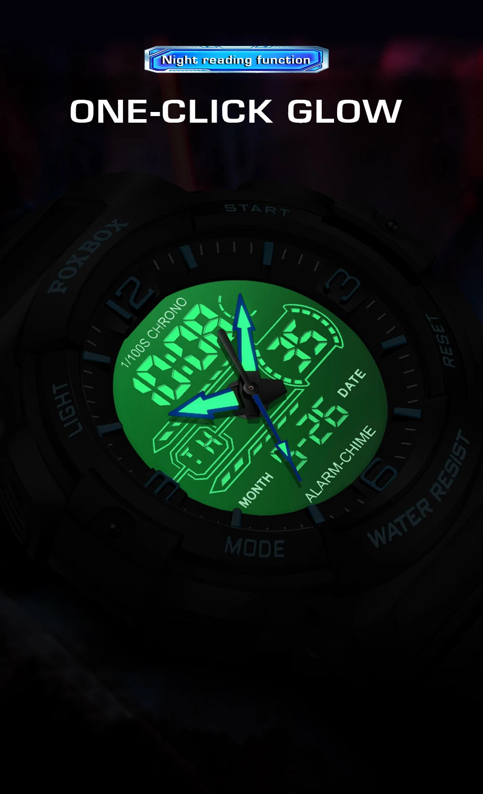 LIGE New Watches For Men 50M Waterproof Clock Alarm reloj hombre LCD Dual Display Wristwatch Quartz Military Sports Mens Watches