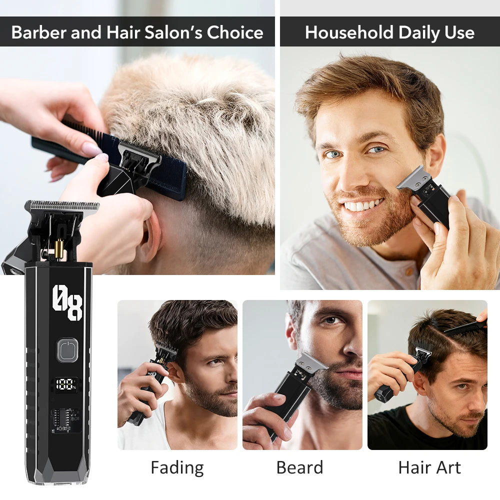 Hair Clipper Barber Mower Cutting Machine Electric Trimmer for Man Razor Men's Mower Haircut Men Affair Machine Beard Cutter