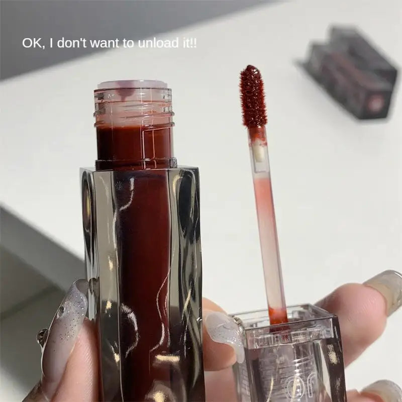 Moisturizing Mirror Lip Glaze Waterproof Sweatproof Long Lasting Lip Gloss Non-stick Cup Easy To Apply Liquid Lipstick Cosmetics