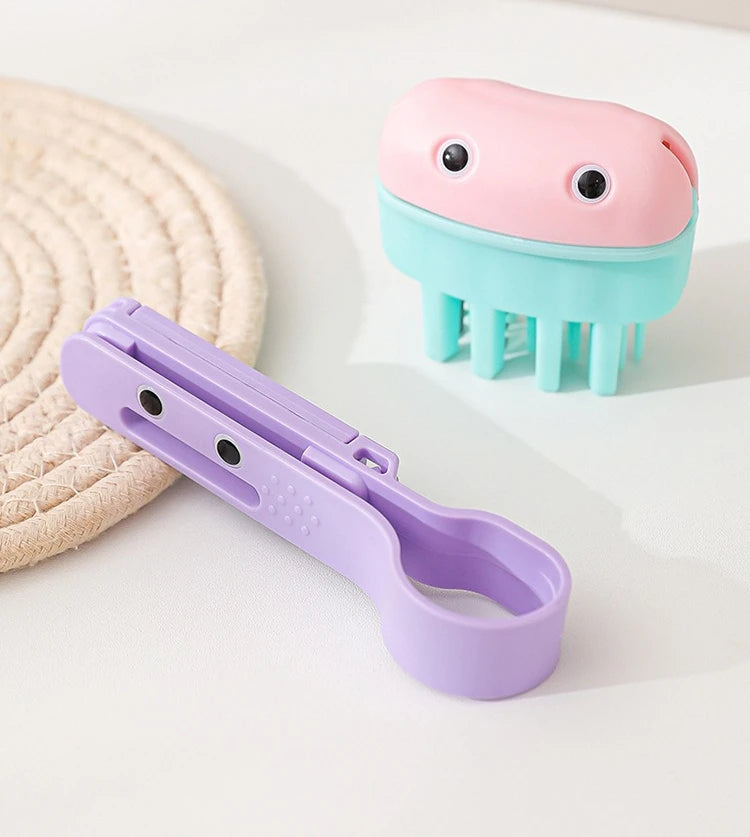 Hair Bangs Cutting Trimmer Razor Blade Comb Home Hairdresser Makeup Tools For Thinning Bangs Long Beauty Hair Cut Accessories