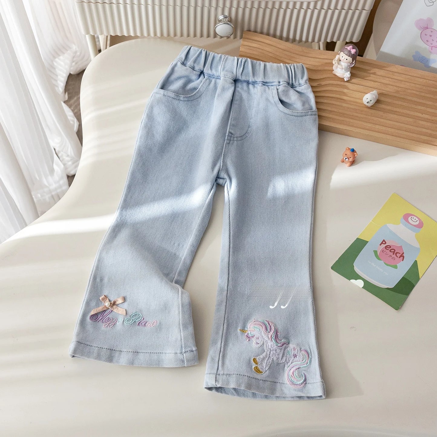 Girls Spring New Style Embroidered Sweatshirt Lace Trim Hoodie Baby Spring Clothes Korean Version Heavy Embroidery Top