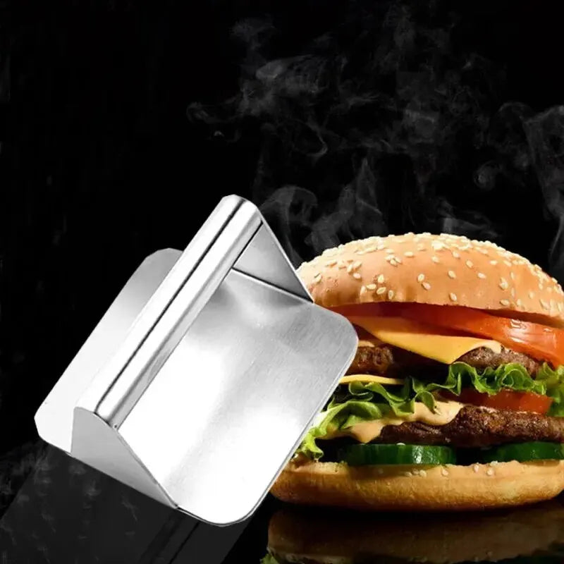 1pc Stainless Steel Hamburg Meat Press Hamburger Press Kitchen Gadgets Meat Pie Make Kitchen Accessories Cooking Accessories
