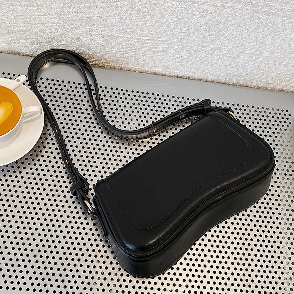 New Fashion Armpit Bags for Women Trendy Underarm Bag Soft Leather PU Purses and Handbags Designer Shoulder Bag Small Hand Bag