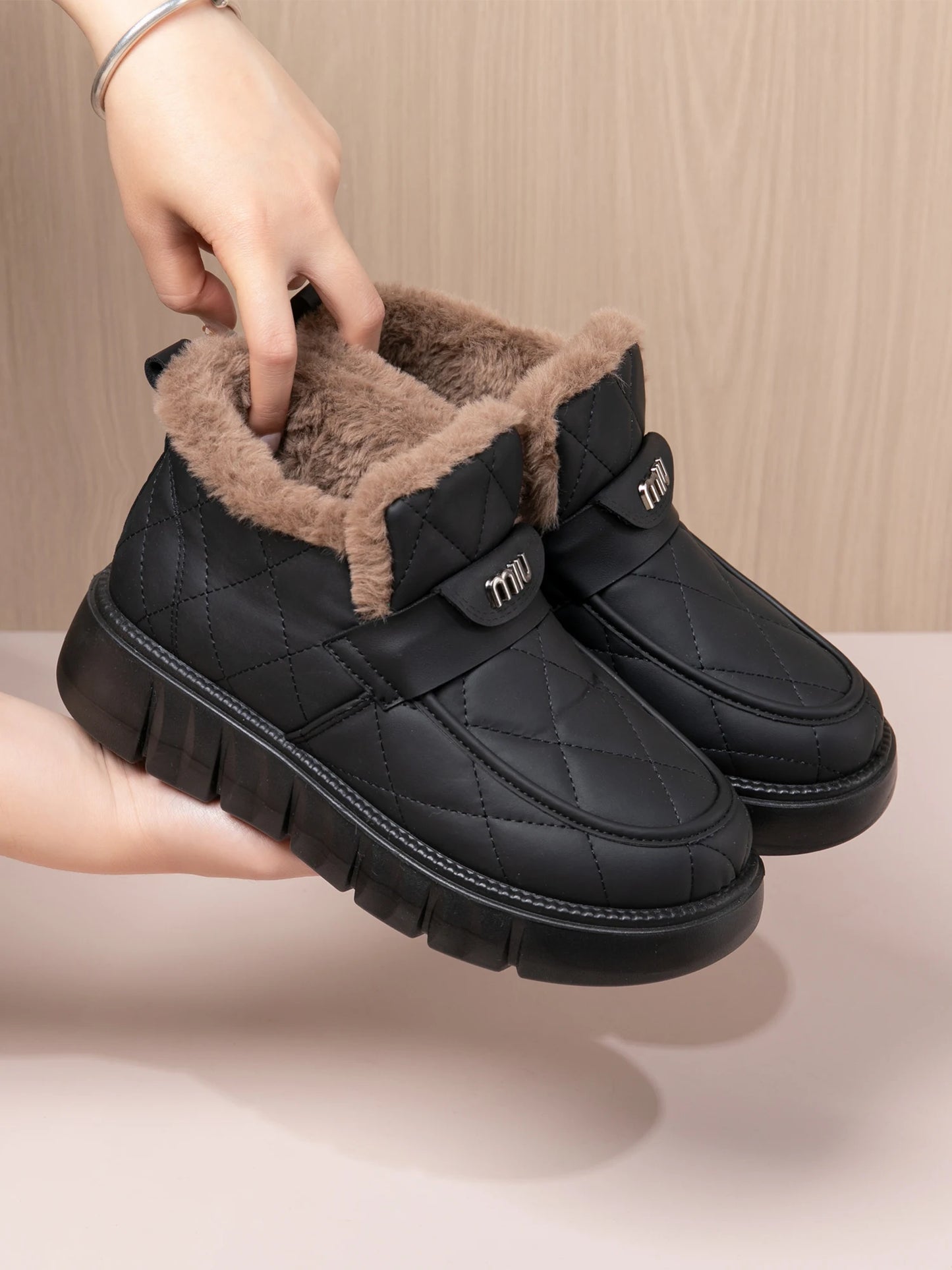 2026 Winter New Arrival Women's Shoes Thick Bottom Anti-Slip Wear-Resistant Cold-Proof Warm Comfortable Free Shipping