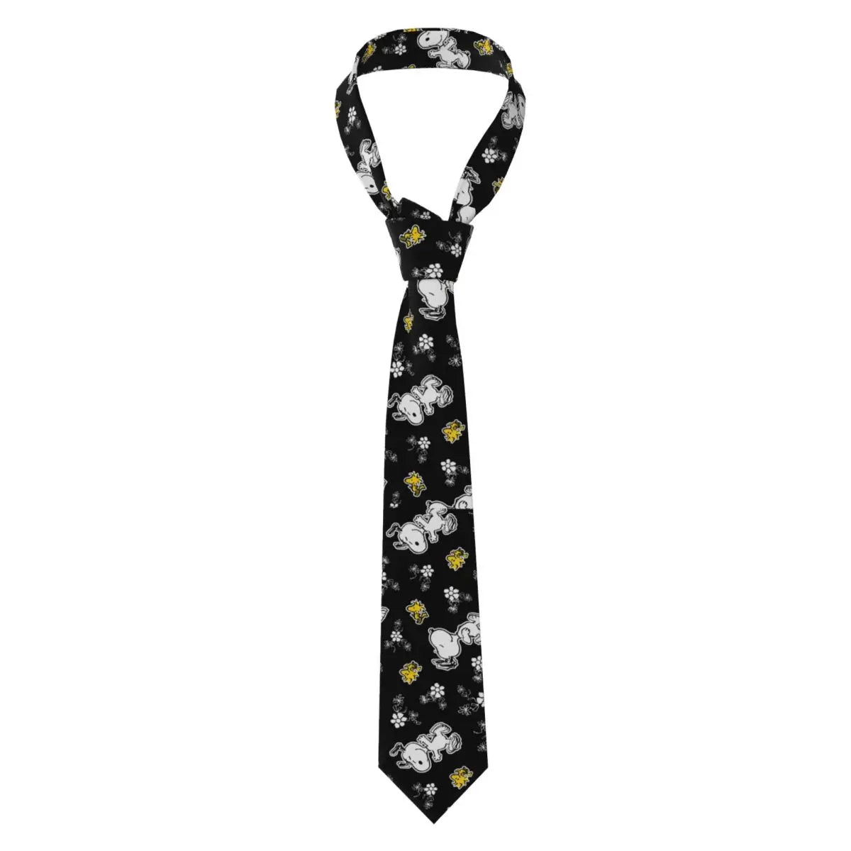Snoopys & Woodstock Smile Giggle Laugh Neckties Silk 8 cm Neck Tie for Mens Shirt Accessories Cravat Wedding Accessories Office