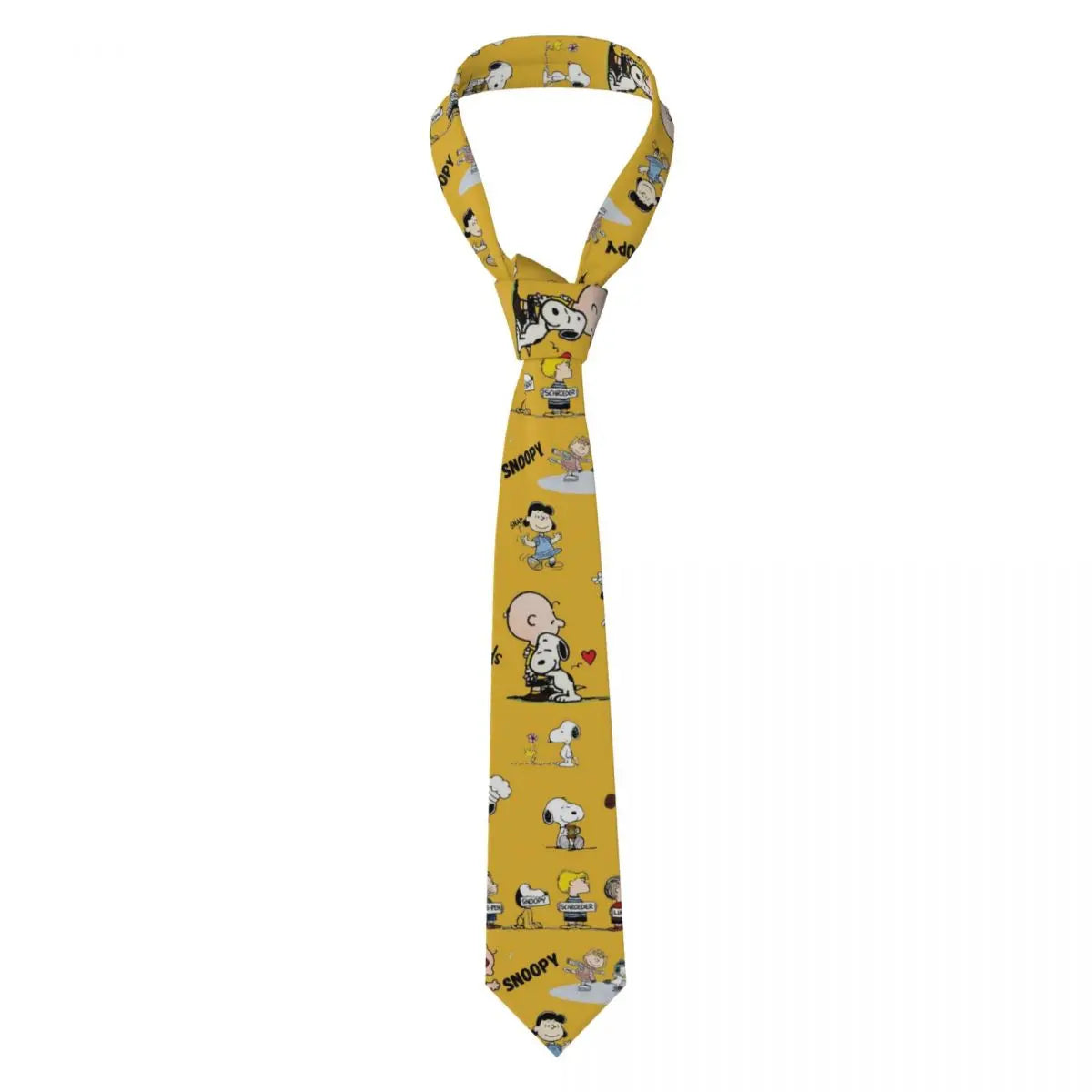 Personalized Fashion S-Snoopys Neckties Men Silk Cartoon Office Neck Tie