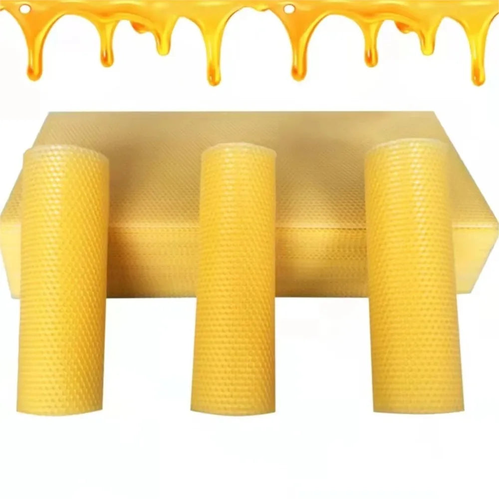 30pcs Honeycomb Wax Frames Beehive Base Sheets Beekeeping Foundation Honey Hive Equipment Bee Supplies