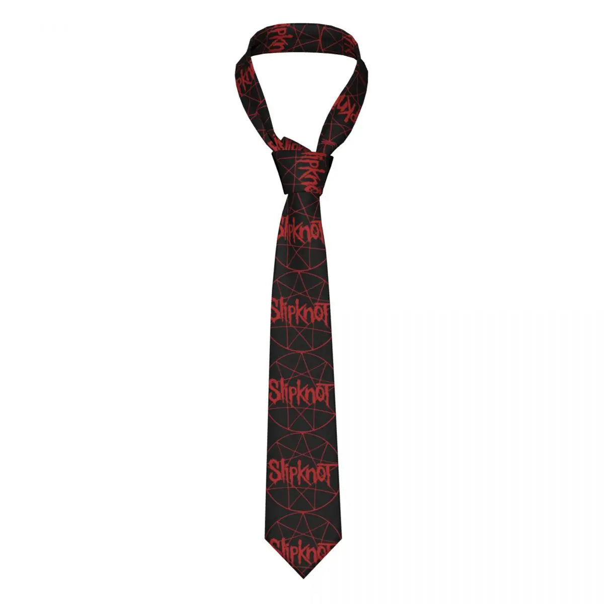 Slipknots Neckties Men's Customized Silk Heavy Metal Rock Music Gift Neck Tie for Office