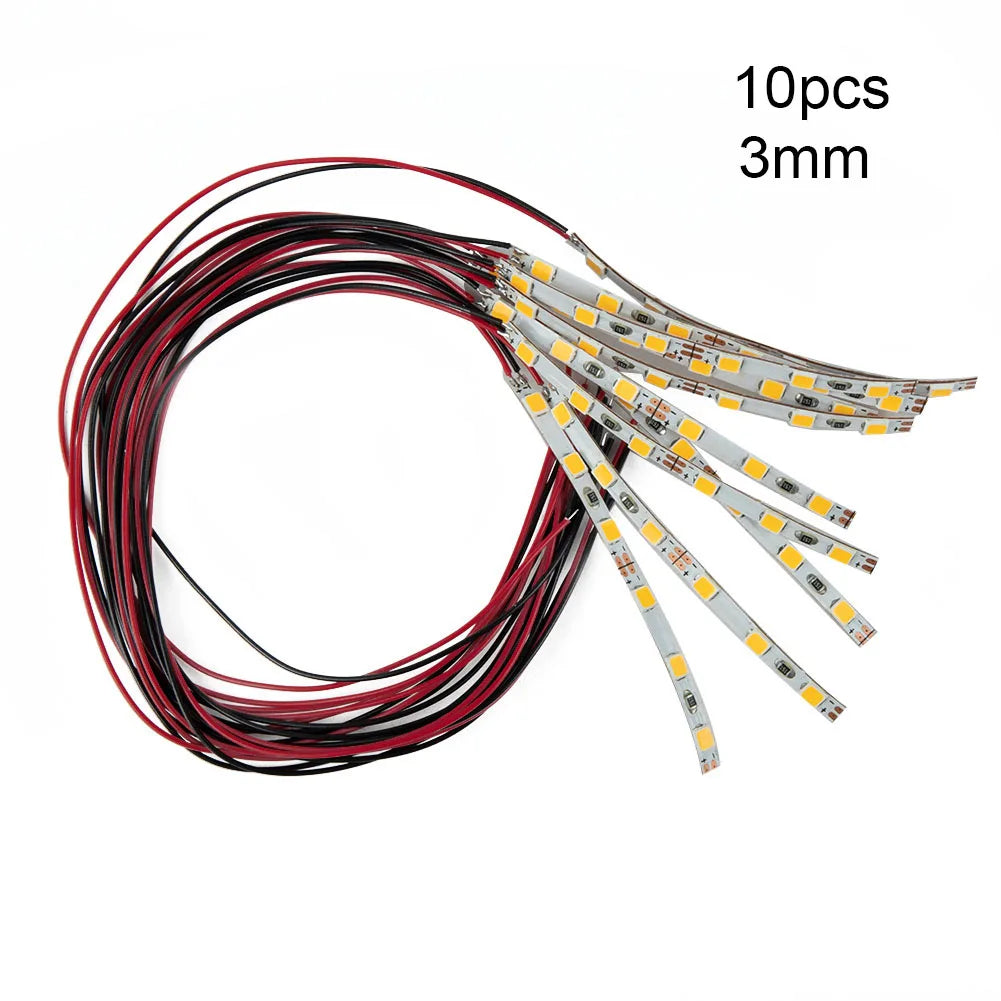 LED Light Strip Self-adhesive Part Warm/White AC/DC Accessories Building Flexible For Railway Layout Lamps Model