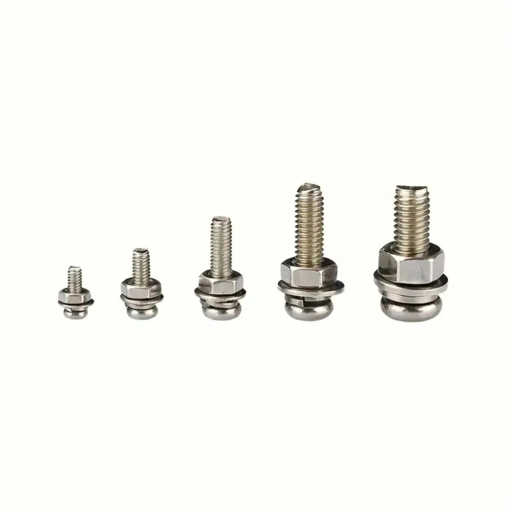 320pcs Stainless Steel Screw Nut Bolt Assortment Kit M2 M2.5 M3 M4 M5 Nuts and Bolts Assortment