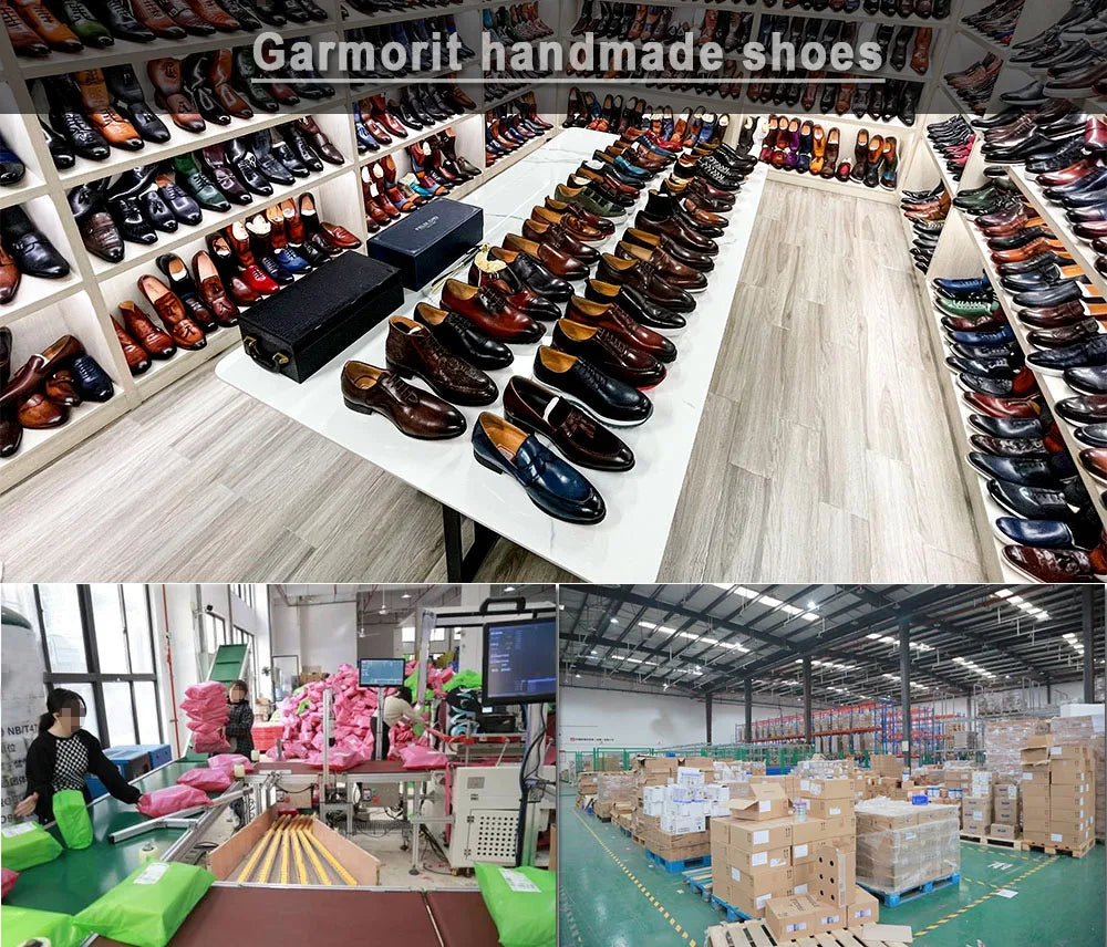 Genuine Leather Mens Formal Shoes Handmade Classic Whole Cut Oxfords Business Lace-up Plain Toe Wedding Dress Shoes for Men