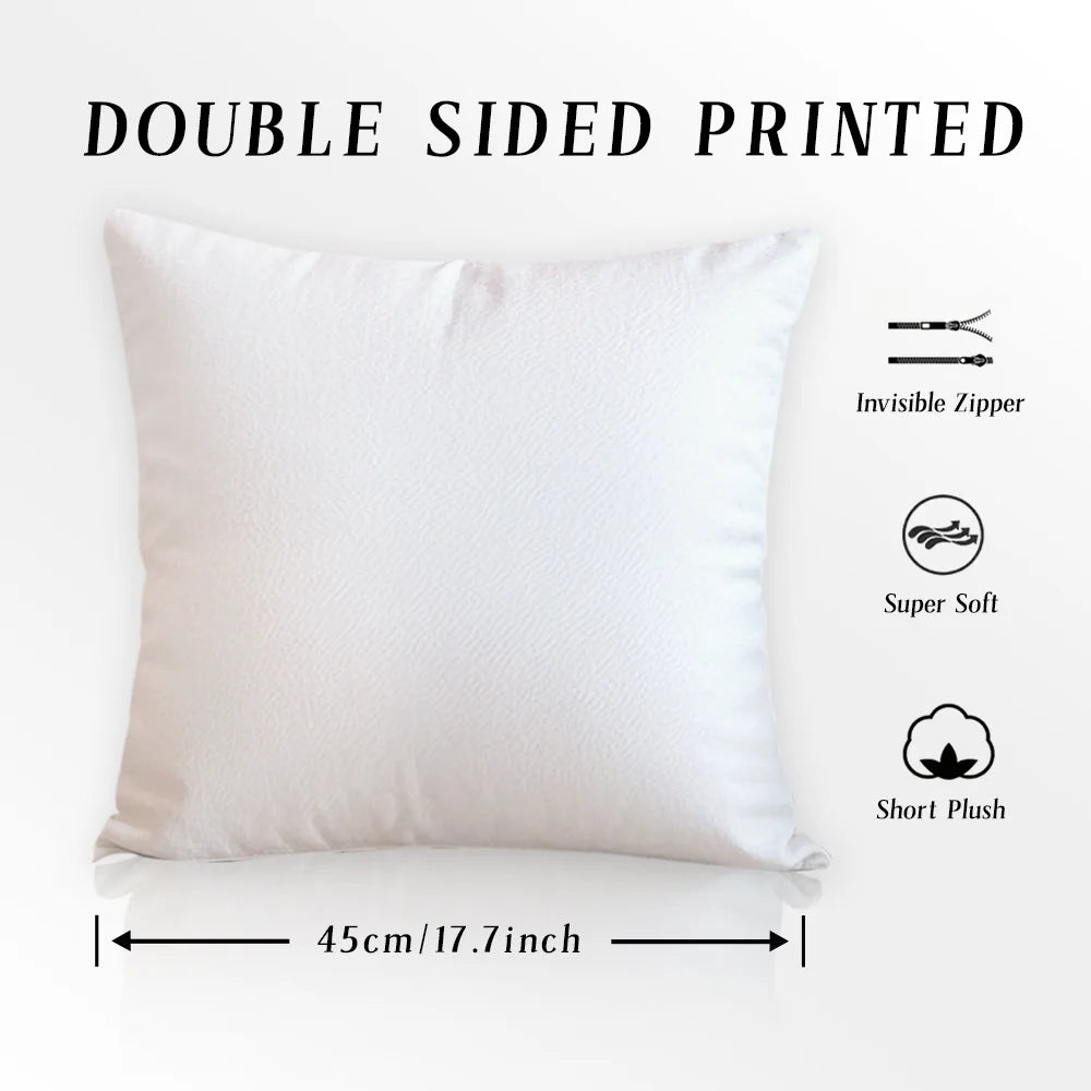 Kpop Singer P-Park Sunghoon Pillow Case Anti-dustmite Pillowcase Invisible zipper silky short plush Sofa cushion cover