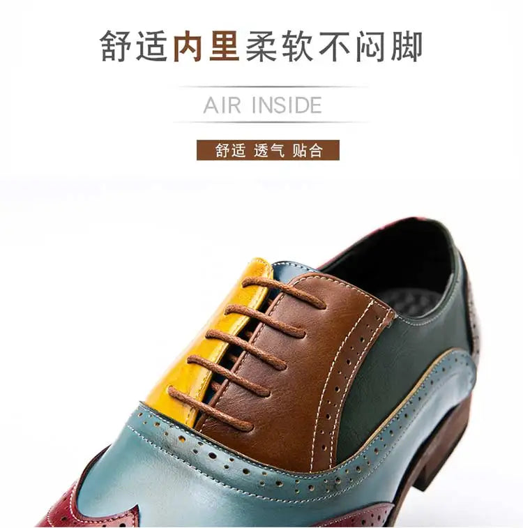 High Quality Business Formal Leather Shoes Mens Casual Dress Shoes Classic Italian Formal Oxford Elegant Shoes Men Office Shoes