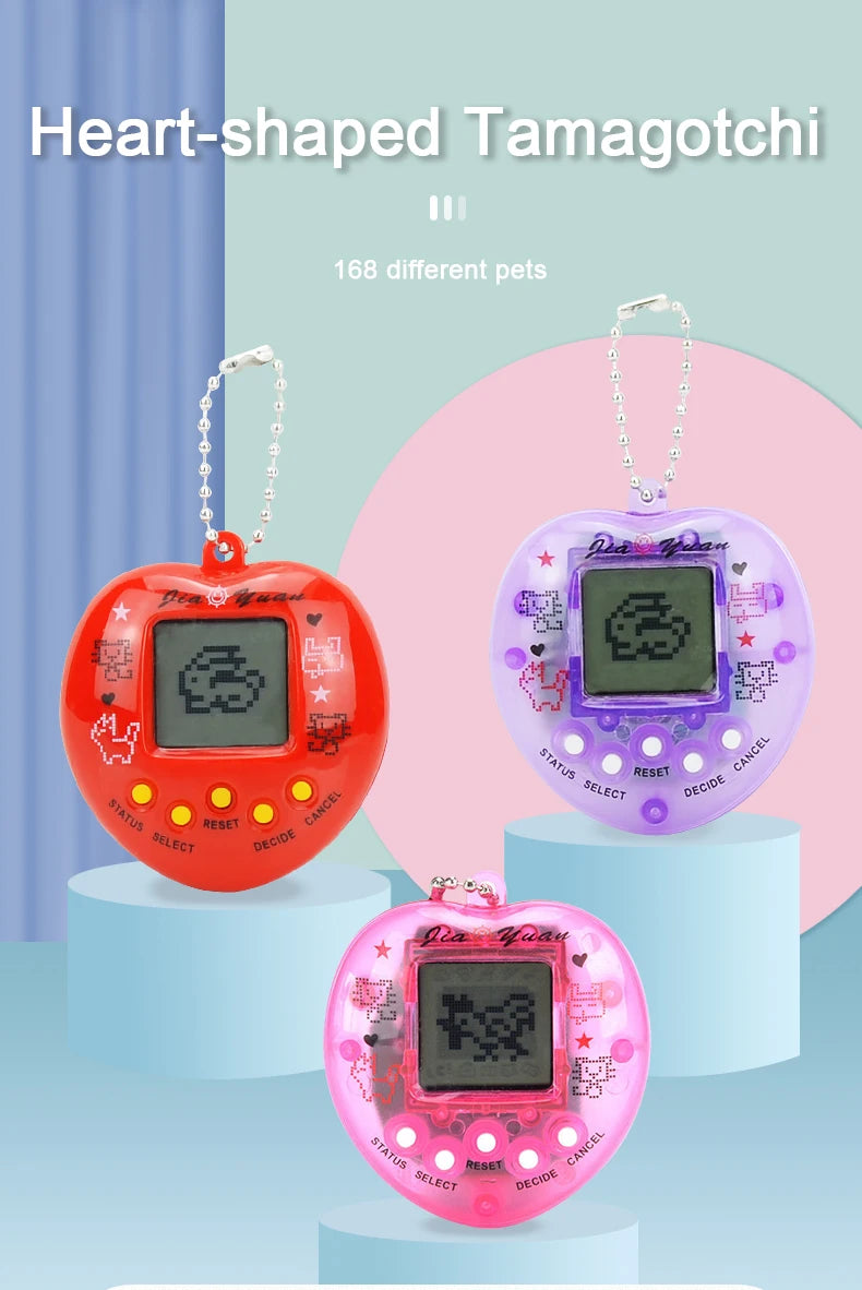 Virtual Pet Tamagotchi Tamagochi Toy in Russian Original German Spanish Polish Electronic Animals Kid Play Game Boy Child Pixel