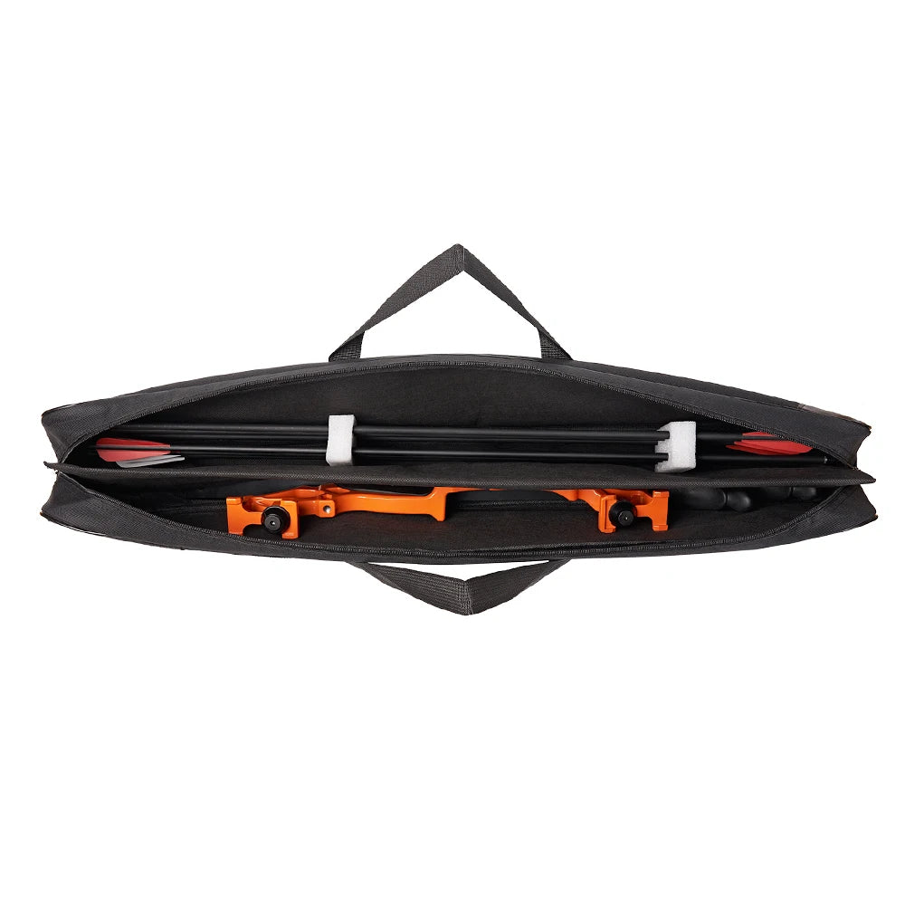 Archery Hunting Canvas Bow Bag Shoulder for Recurve Bow Holder Target Shooting Bow Carrying Case Knapsack Rucksack 82*20cm