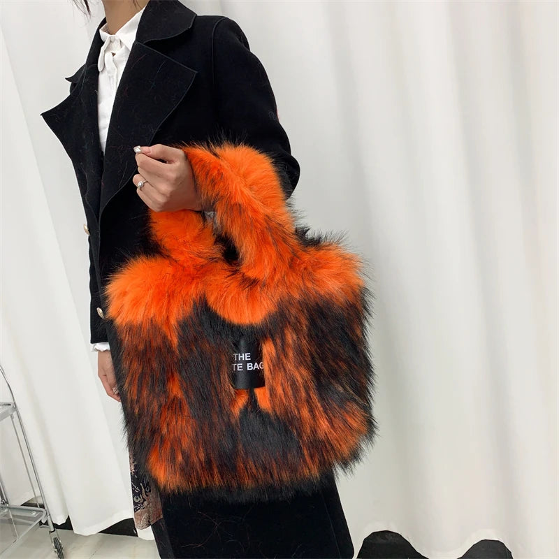 Large The Tote Bags for Women Winter Fashion New Shoulder Messenger Bag Female Designer Brand Sling Cross Handbags High Quality