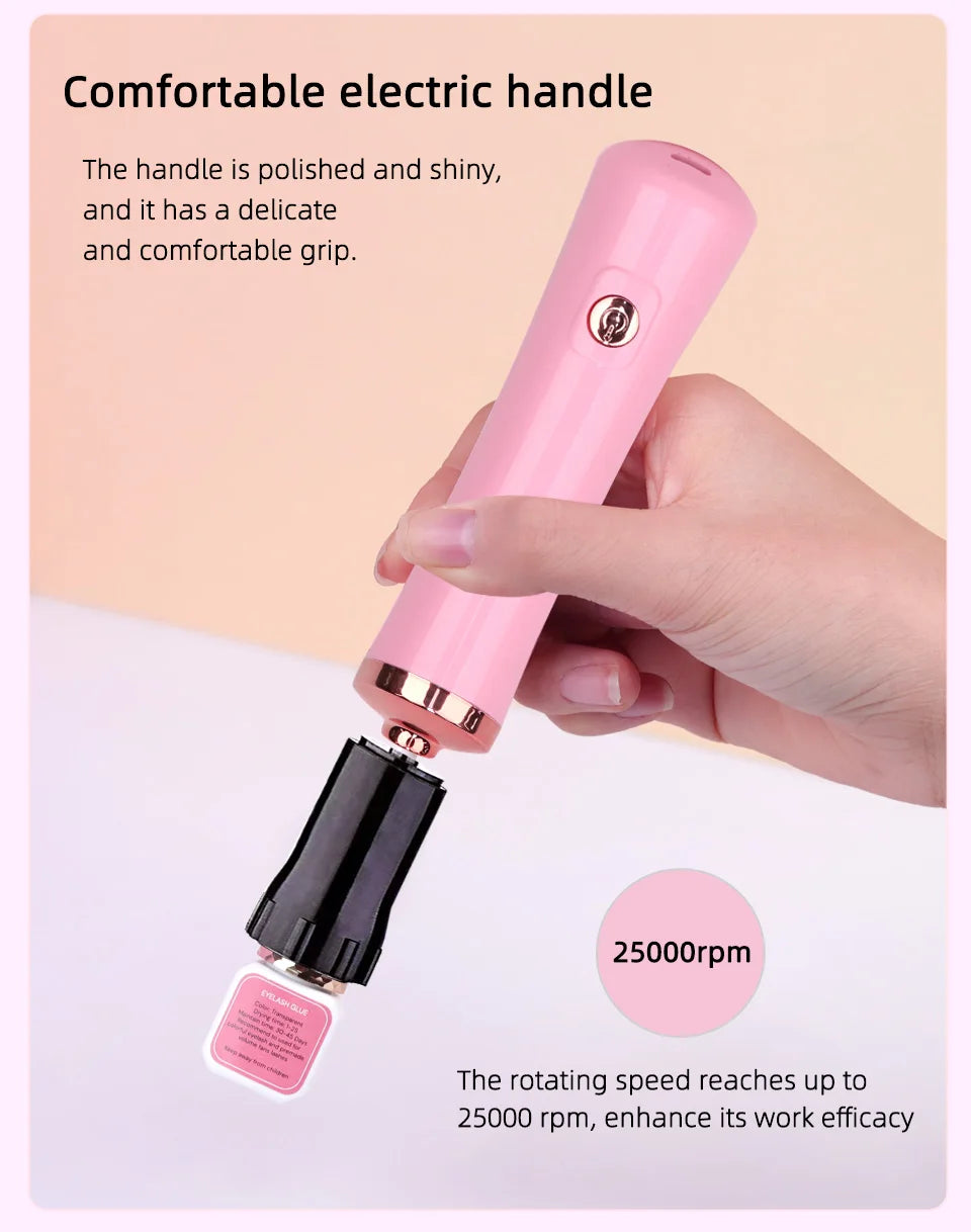 Portable Eyelash Glue Shaker USB Electric Wake-up Device for Nail Polish Tattoo Ink Pigment Liquid Shaking Machine Eyelash Tools