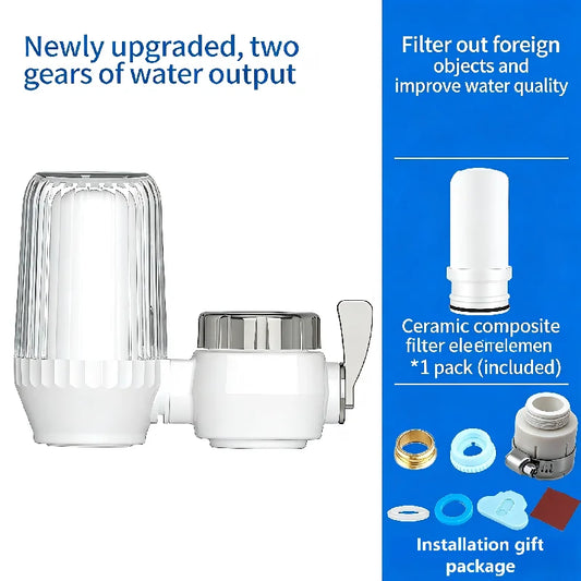 Faucet Tap Water Filter Purifier Removable Washable Filter Small Physical Filtering For Home Kictchen
