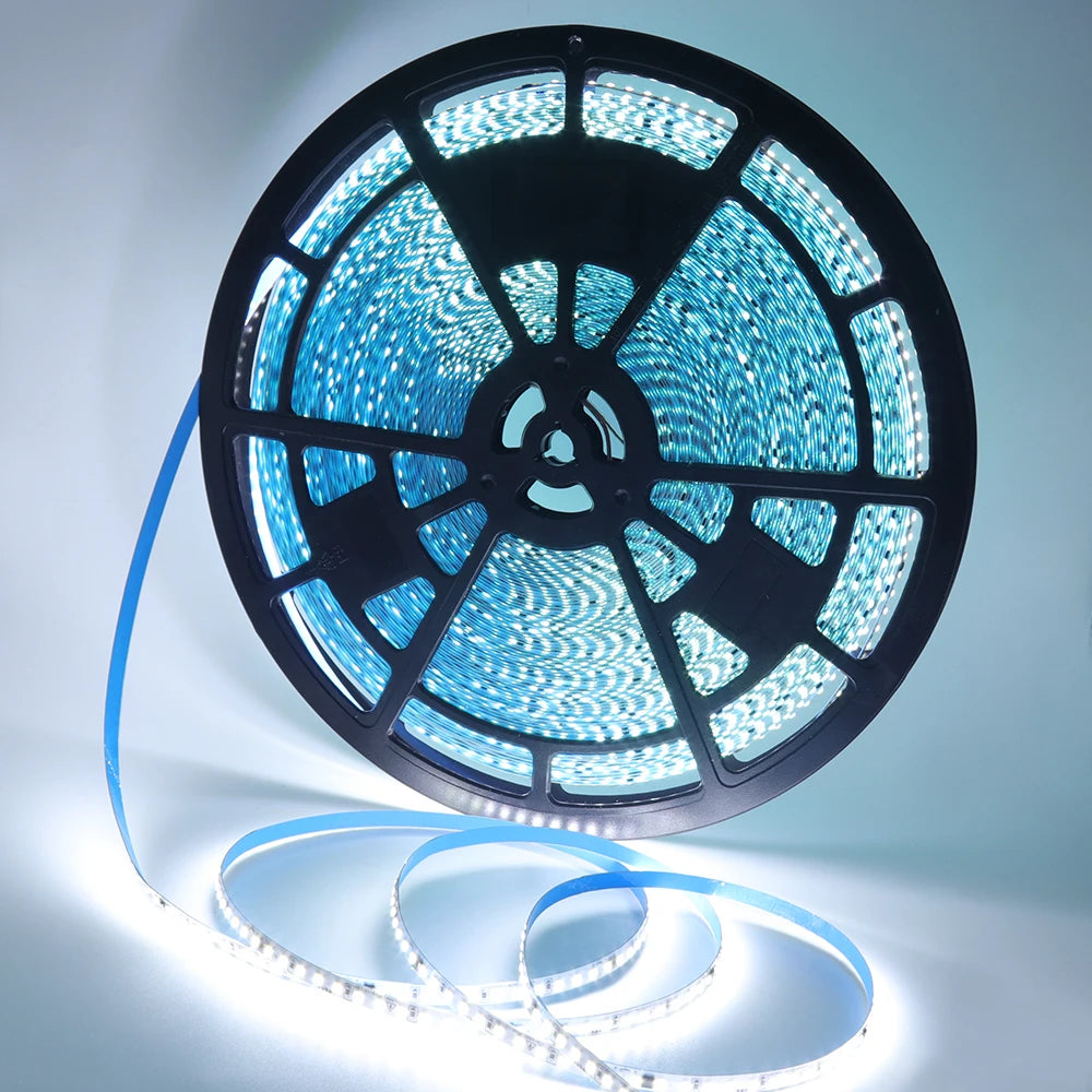 Adhesive Led Light Strip 10M 50M AC 220V 2835 120LEDs/m tiras de luces led Waterproof Ribbon Home Decor 3000K 4000K 6000K