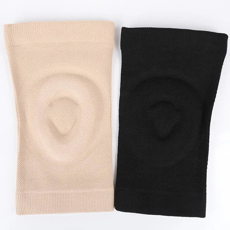 Silicone Knee Pads Skating Fitness Dance Sport Sknee Pads Basketball Pressurized Cycling Roller Skating Silicone Thin Knee Pads