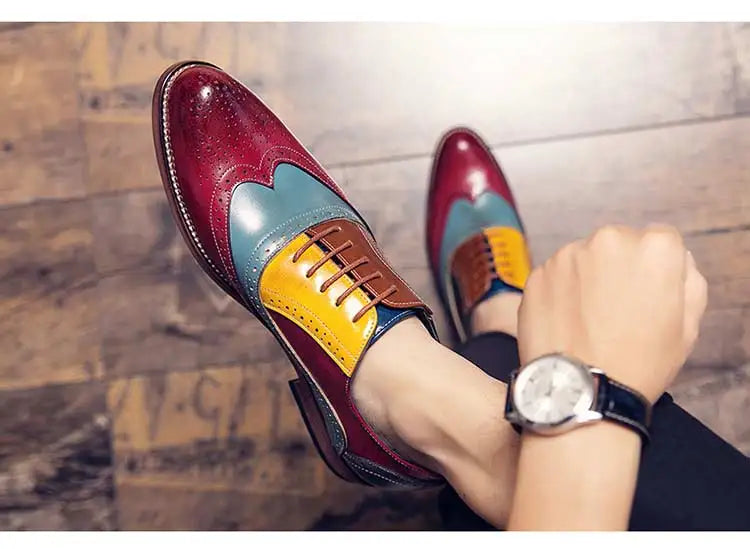 High Quality Business Formal Leather Shoes Mens Casual Dress Shoes Classic Italian Formal Oxford Elegant Shoes Men Office Shoes