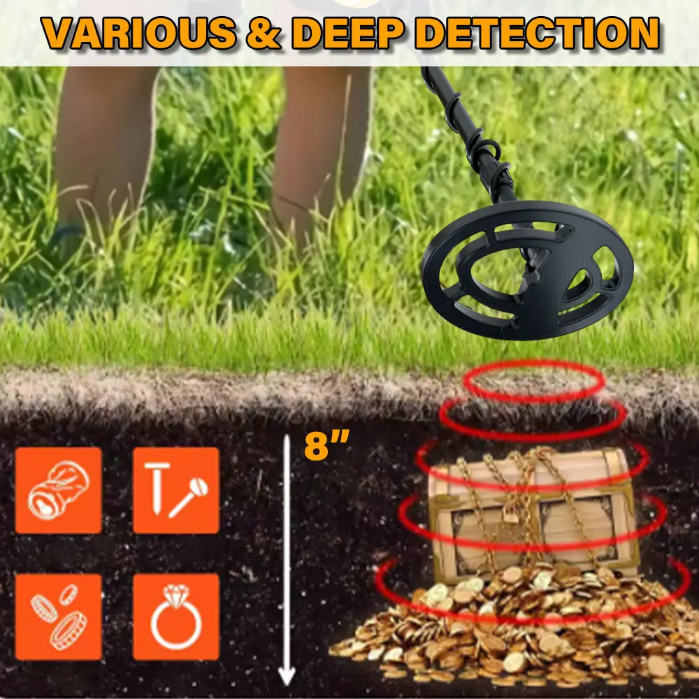 (Battery-free)MD6250 Professional Metal detector Underground Metal detector Hunter detects metals with high performance